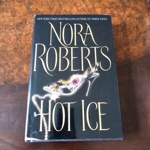 Hot Ice By Nora Roberts, Hardcover with Dust Jacket, Vintage, General Wear